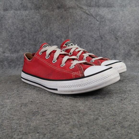 Converse Shoes Kids 3 Sneaker Chuck Taylor All Star Low Classic Red Canvas Youth - Picture 1 of 12